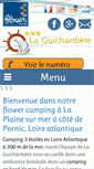 Mobile Screenshot of camping-laguichardiere.net